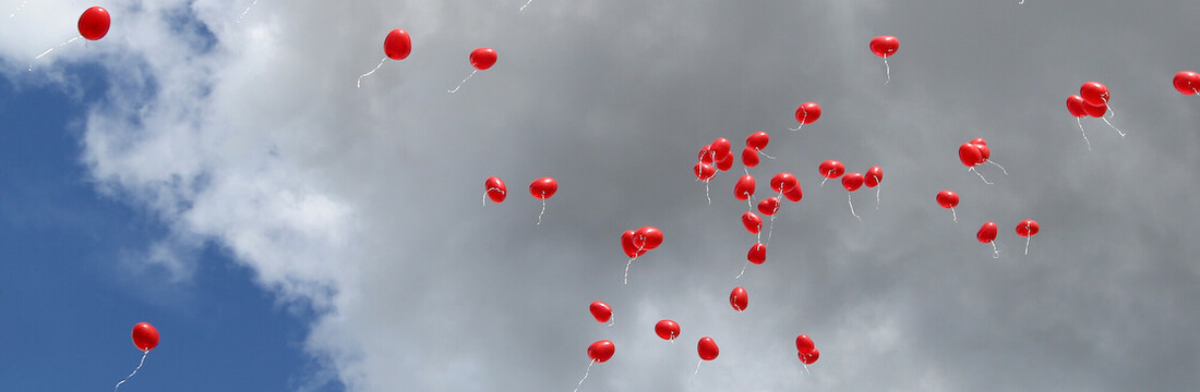 Luftballons, Herzen