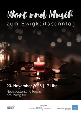 Einladung zu "Wort und Musik" am Ewigkeitssonntag 2025