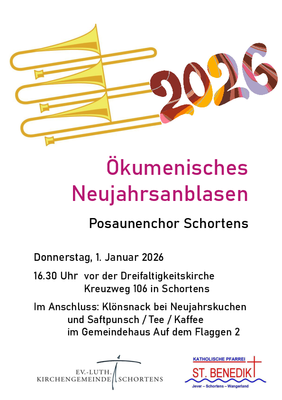 Ankündigung Neujahrsanblasen 2026